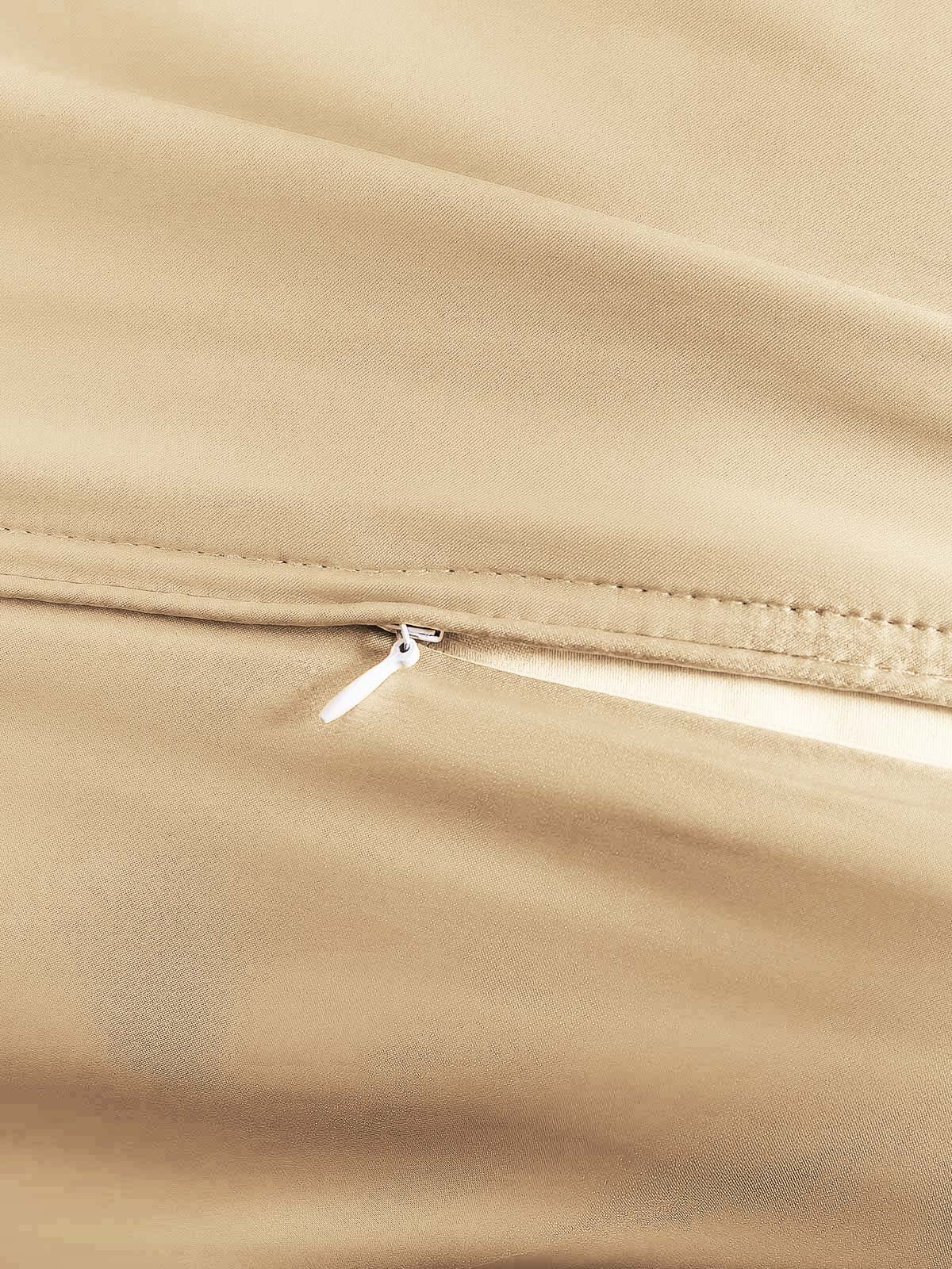 [Beige] SilkSilky-DK 22Momme Duvet Cover 005