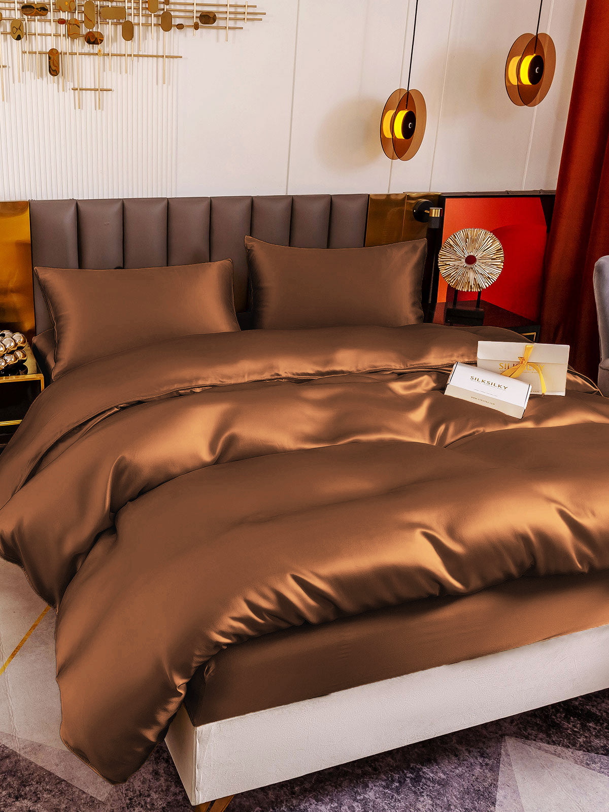 [Kaffe] SilkSilky-DK 19Momme Bedding Set 003