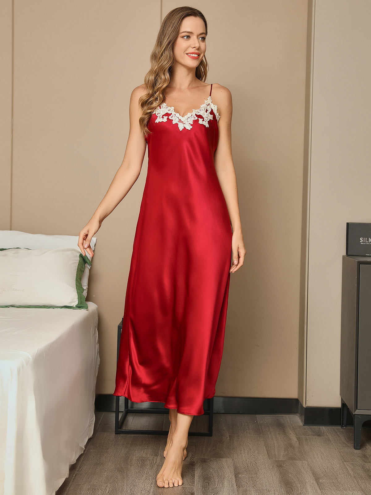 [Vin] SilkSilky-DK 19Momme Dress 004