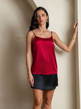 [Vin] SilkSilky-DK Spaghetti Strap Camisole Top 005