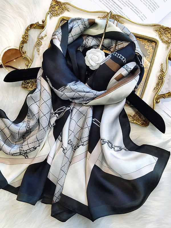 [P021] SilkSilky-DK Scarf 002,