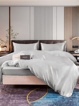[Sølv] SilkSilky-DK 22Momme Bedding Set 004,