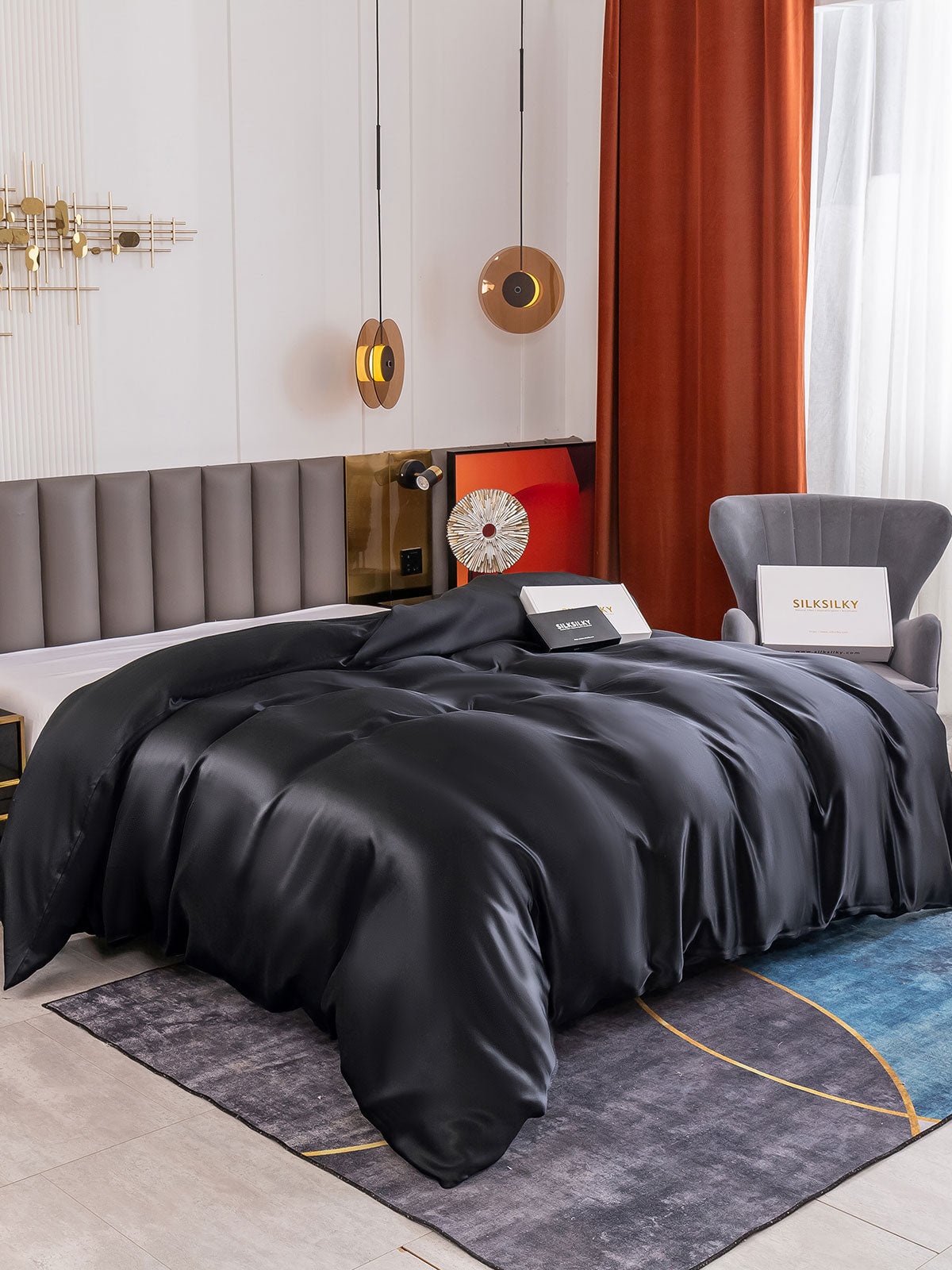 [Sort] SilkSilky-DK 19Momme Duvet Cover 001