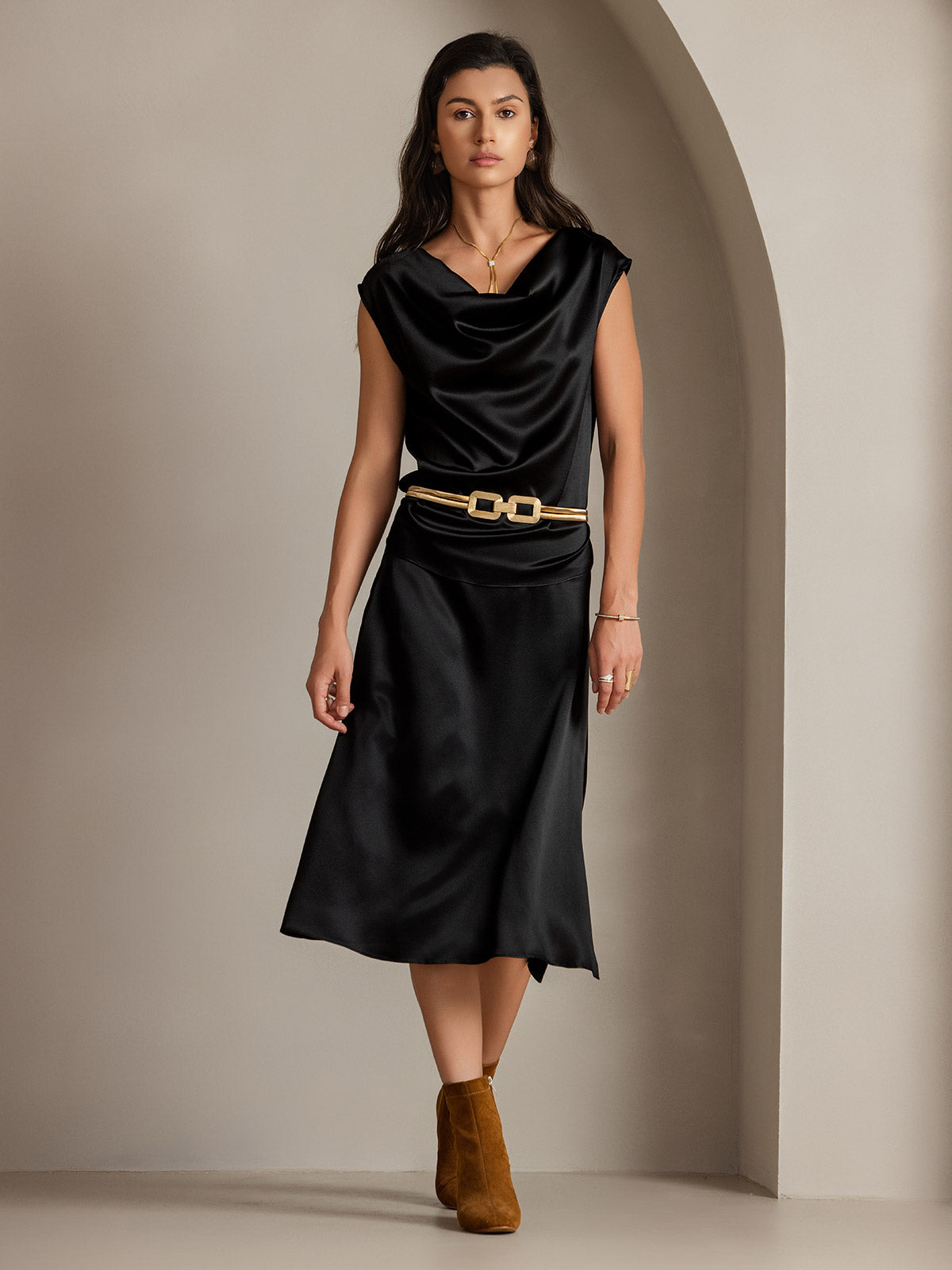 [Sort] SilkSilky-DK 19Momme Silke Skirt 006