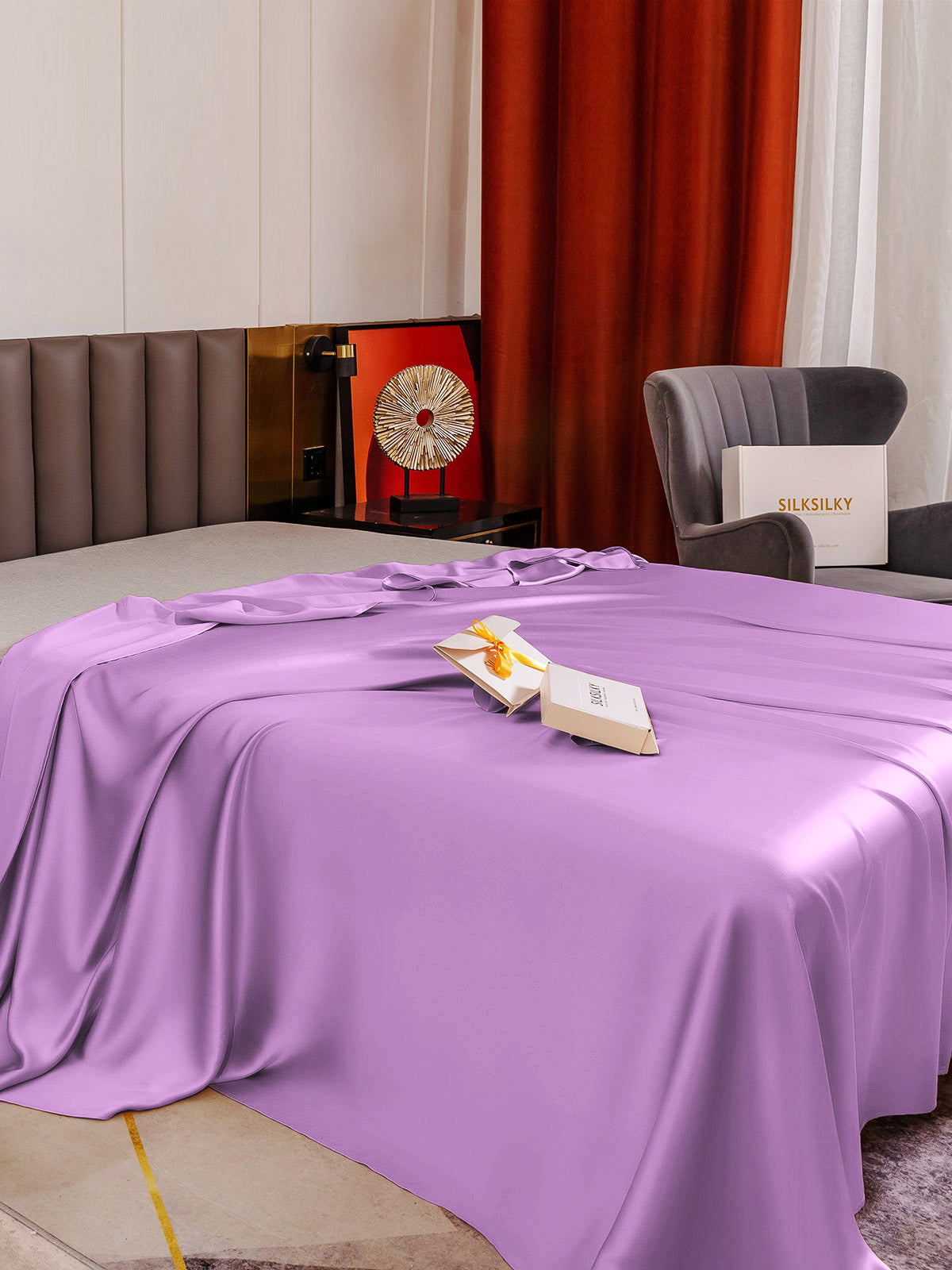 [Lavendel] SilkSilky-DK 19Momme Sheet 005