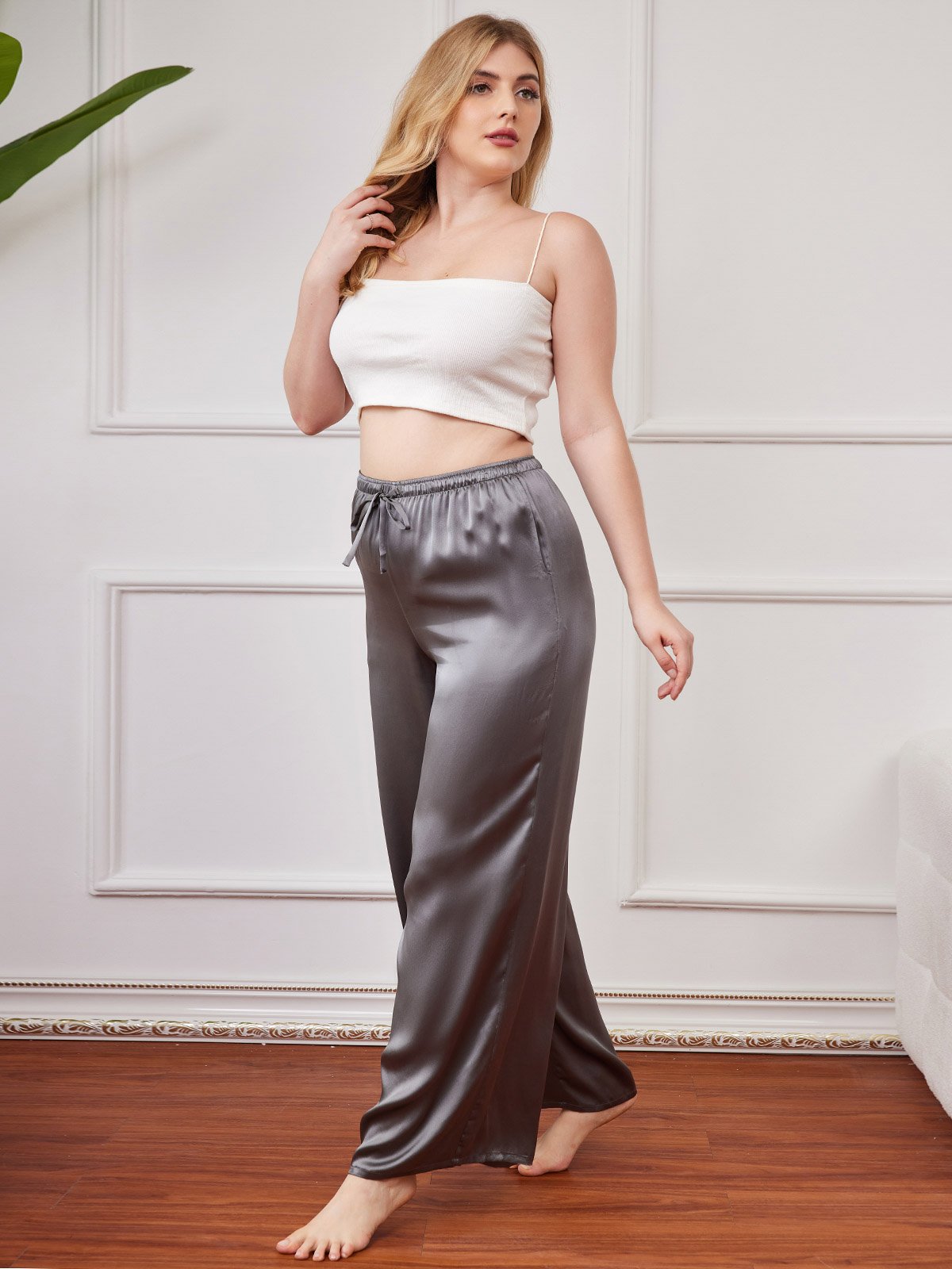 SilkSilky-DK-Pure-Silk-Plus-Size-Womens-Pants-Mørkegrå-005