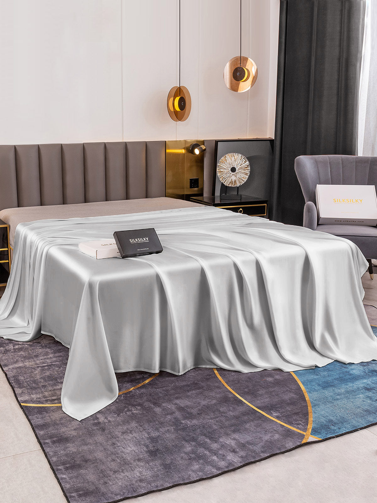 [Sølv] SilkSilky-DK 19Momme Sheet 003