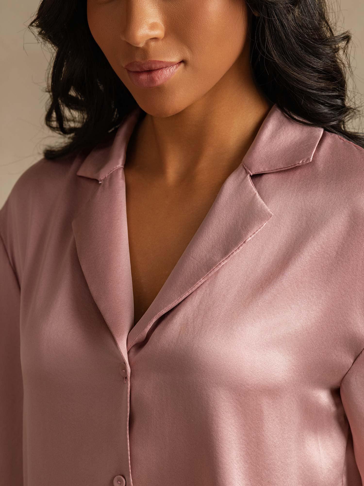 [Ferskenhud] SilkSilky-DK 19Momme Silke Womens Pajamas 004,