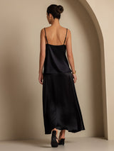 [Sort] SilkSilky-DK Spaghetti Strap Cowl Neck Women's Outfit Sets 002