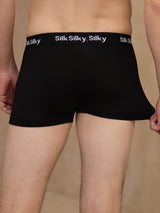 [Sort] SilkSilky-DK 100% Silk Jersey Herreundertøj 002