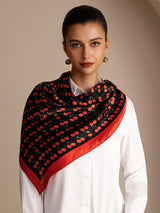 [Sort Kirsebær] SilkSilky-DK Scarf 002