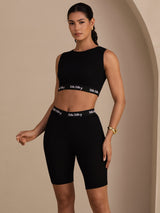 [Sort] SilkSilky-DK Sleeveless Crew Neck Women's Outfit Sets 004