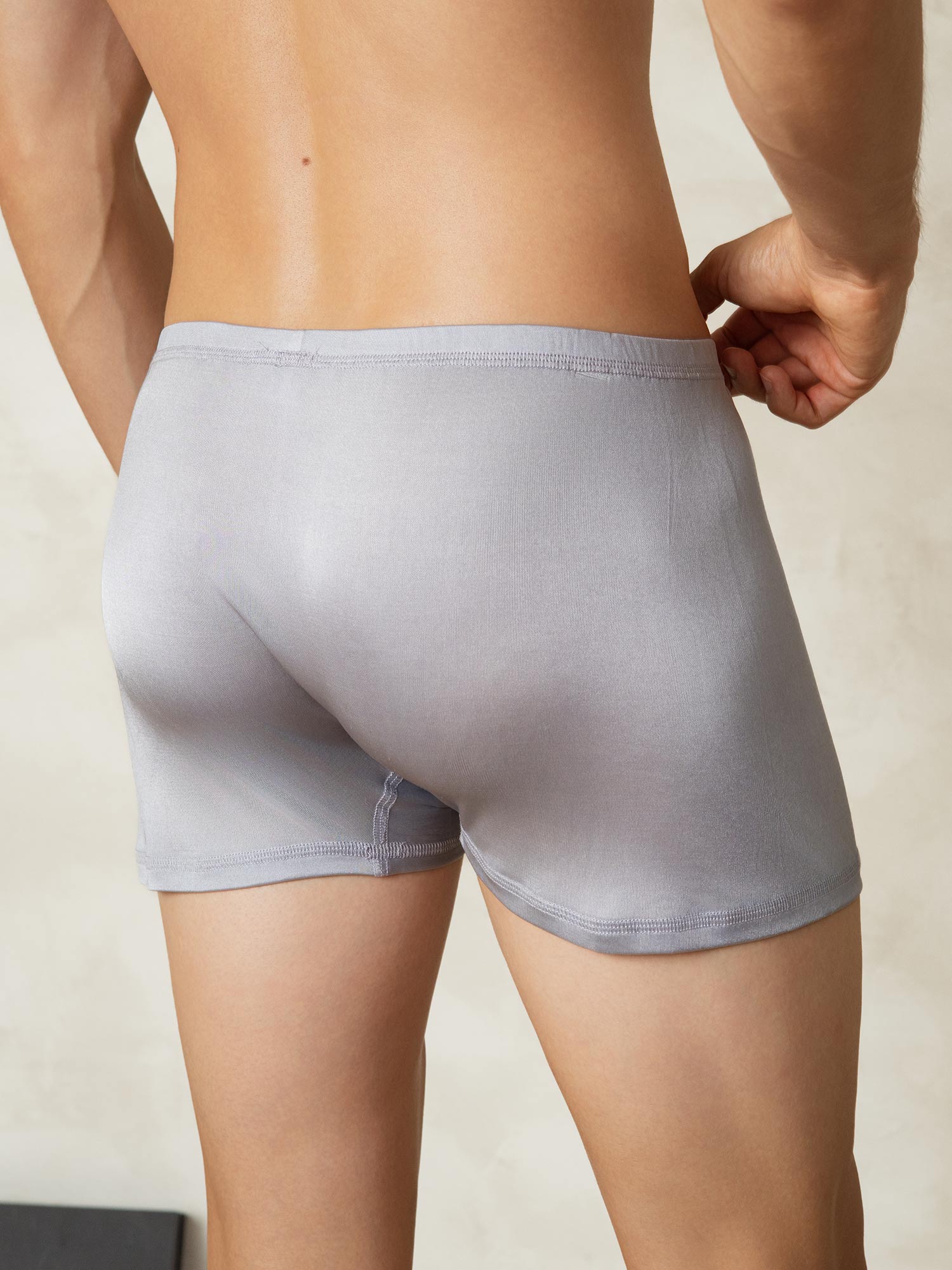 [Grå] SilkSilky-DK Mens Underwear 002