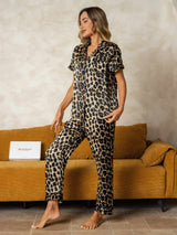 [Leopard] SilkSilky-DK Silke Womens Pajamas 004