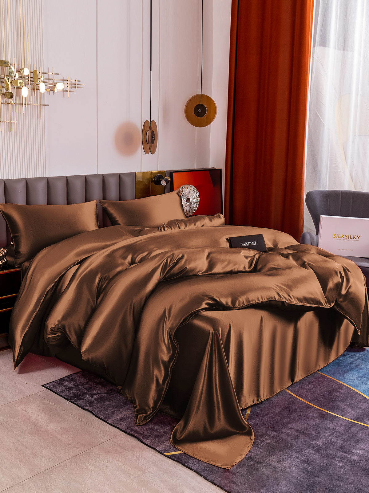 [Kaffe] SilkSilky-DK 19Momme Bedding Set 004