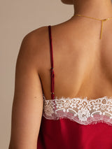 [Vin] SilkSilky-DK V Neck Camisole Top 005