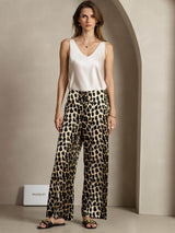 [Leopard] SilkSilky-DK 19Momme Silke Womens Pants 004,