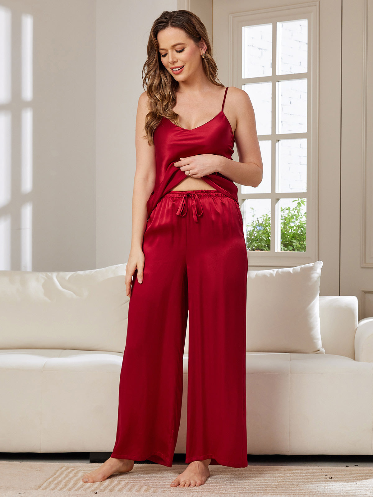 [Vin] SilkSilky-DK Camisole Set 005