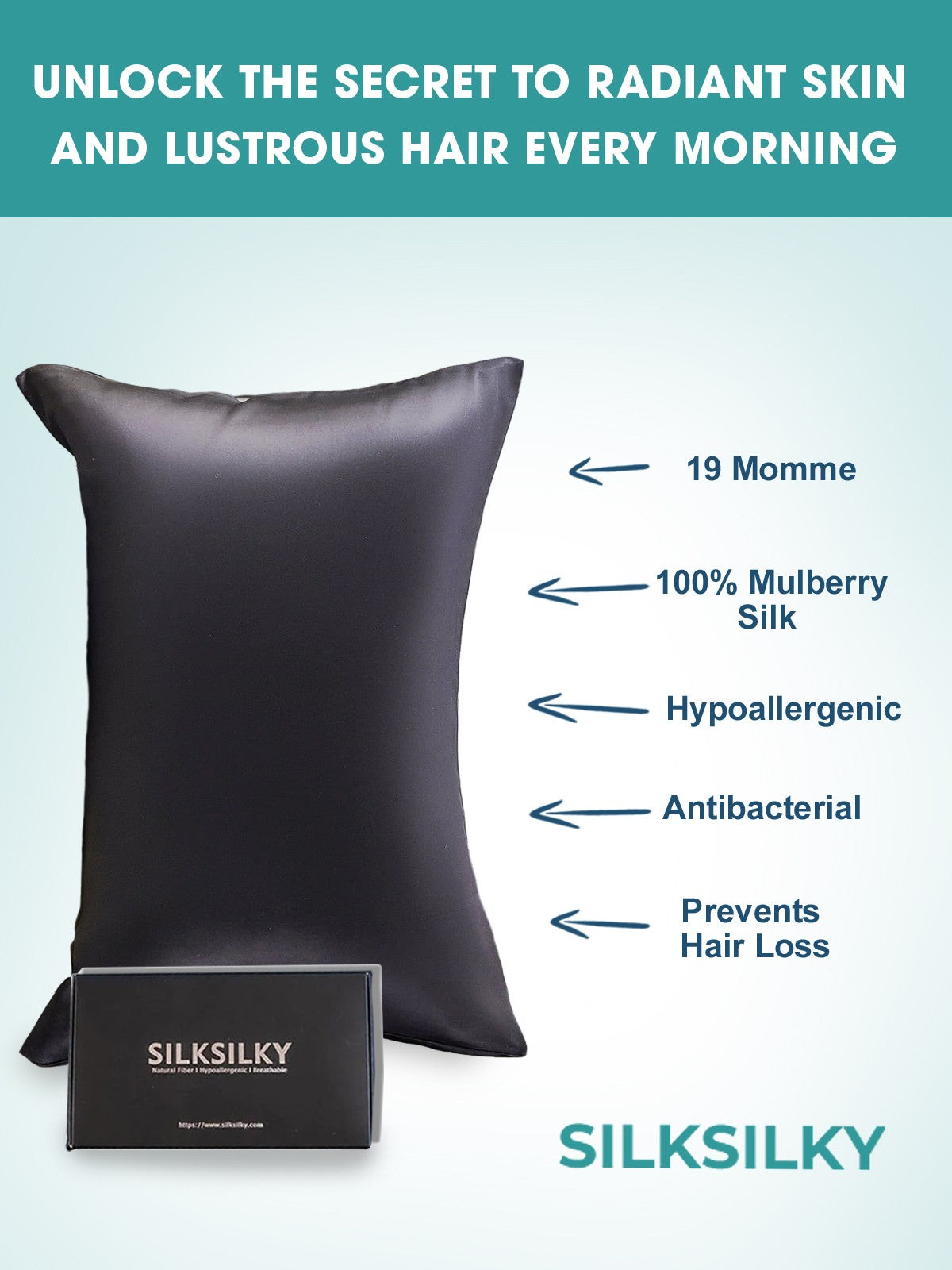 [Sort] SilkSilky-DK 19Momme Pillowcase 002
