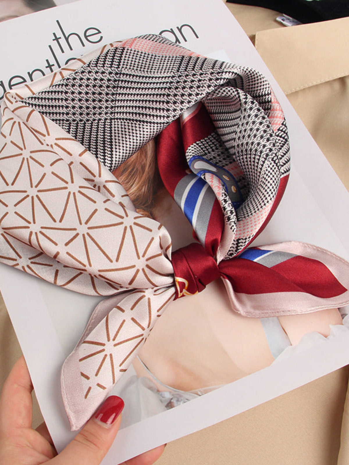 [P037] SilkSilky-DK Pure Silk Scarf 001