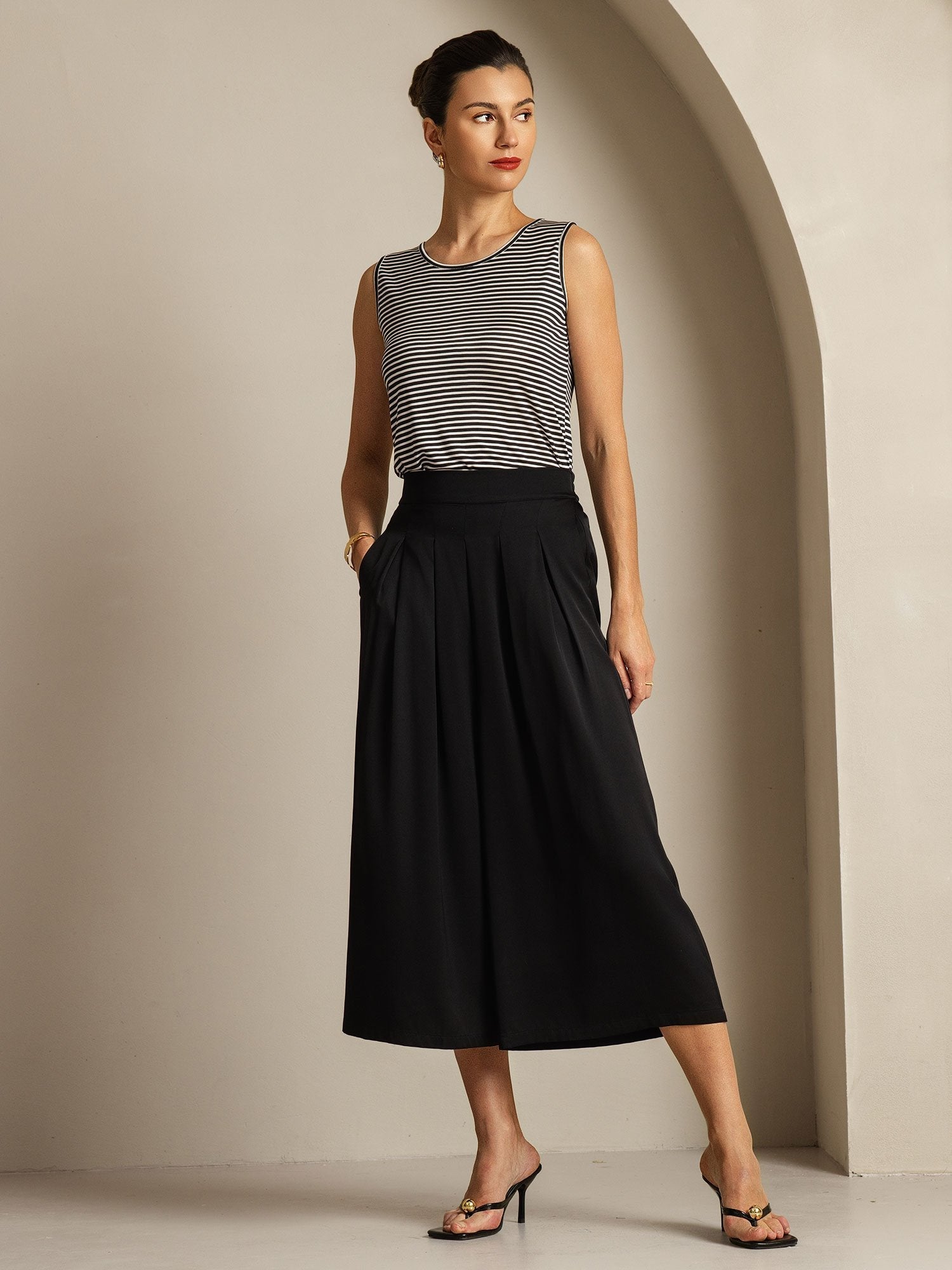 [Sort] SilkSilky-DK 19Momme Silke Womens Pants 003