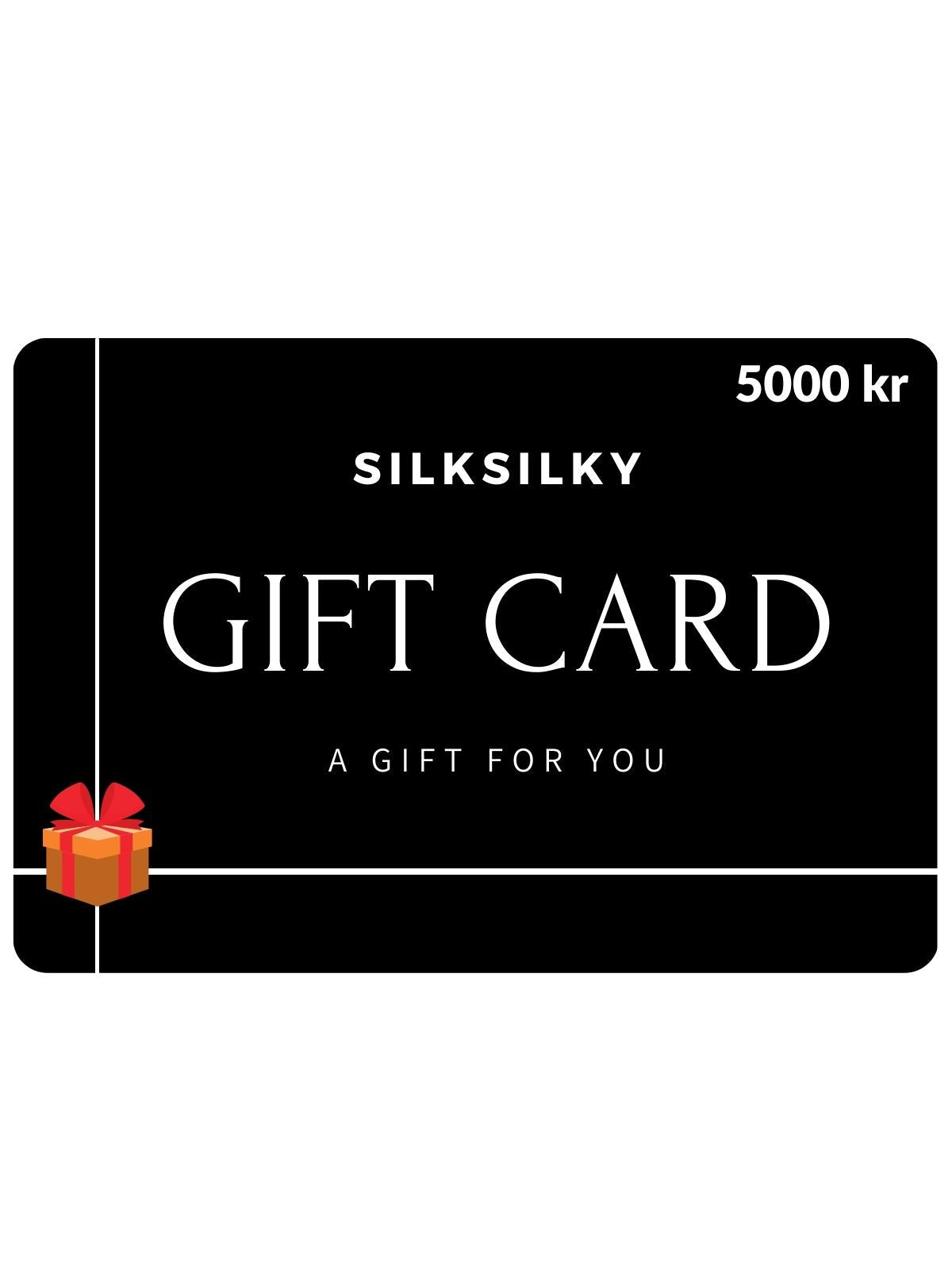 SilkSilky Gavekort 500Kr - 5000Kr