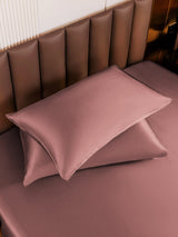 [Bleg Mauve] SilkSilky-DK 19Momme Pillowcase 004