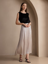 [Sort] SilkSilky-DK Sleeveless Round Neck Camisole Top 007