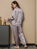 SilkSilky-DK Revers Dame Pyjamas Grå 002