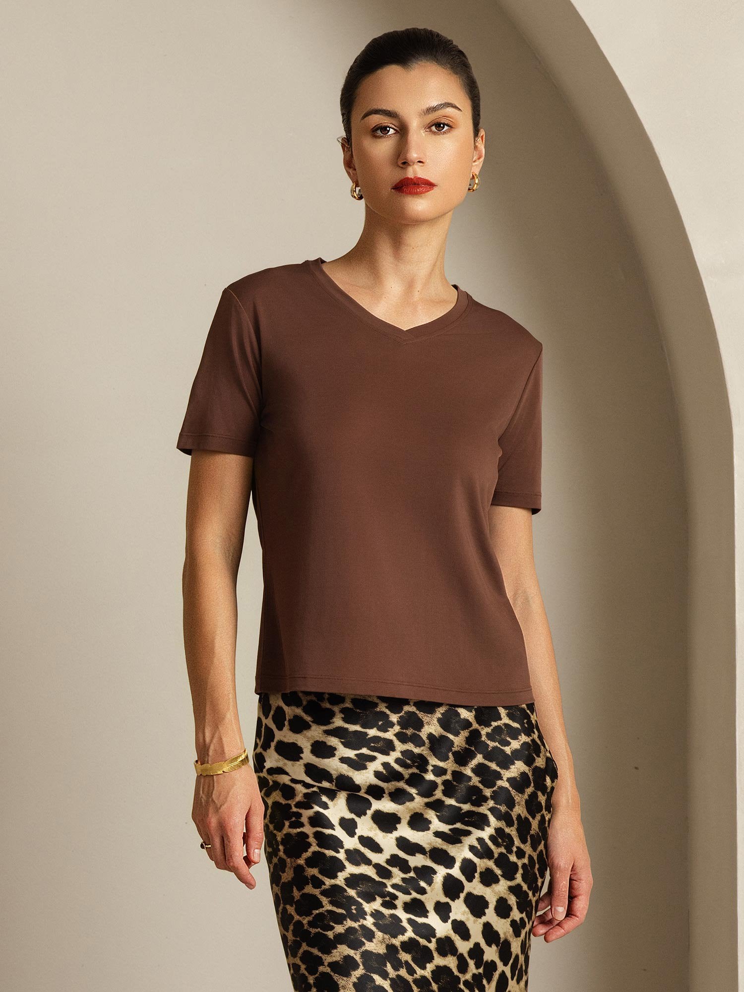 [Kaffe] SilkSilky-DK Silke Womens T-Shirt 001