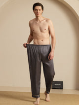 [Sort Ginkgo] SilkSilky-DK Men's Sleep Shorts 006