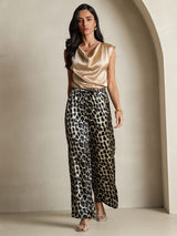 [Leopard] SilkSilky-DK Womens Pants 008,