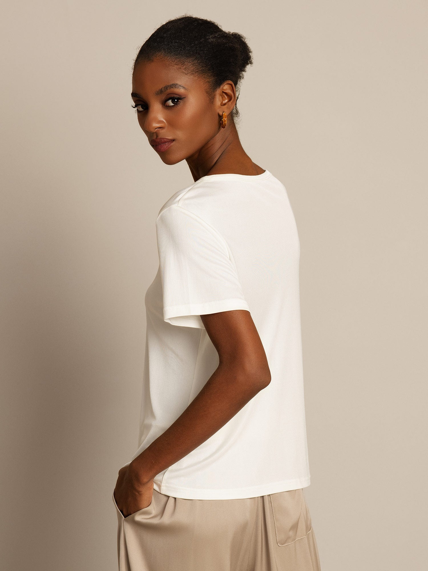 [Hvid] SilkSilky-DK Womens T-Shirt 002,