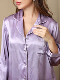 SilkSilky-DK Revers Dame Pyjamas Lavendel 007