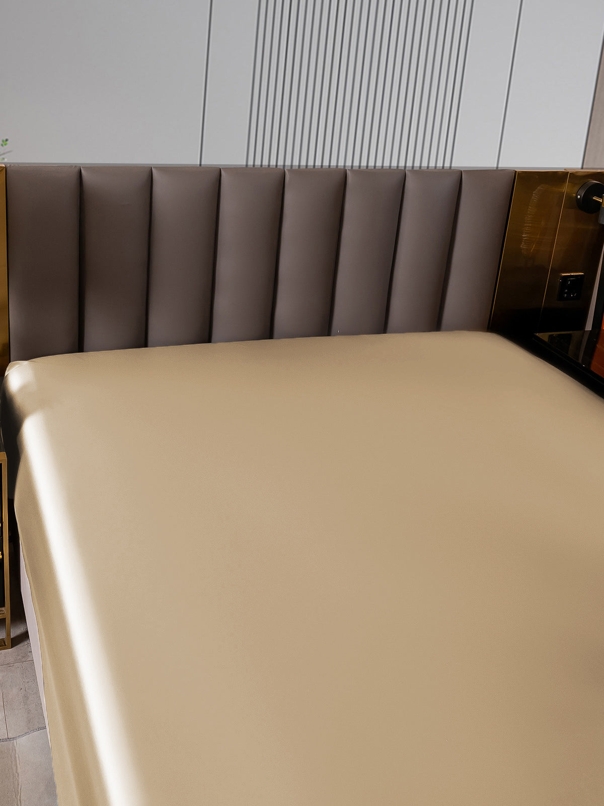 [Beige] SilkSilky-DK 22Momme Sheet 003