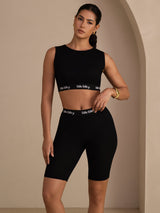 [Sort] SilkSilky-DK Sleeveless Crew Neck Camisole Top 004