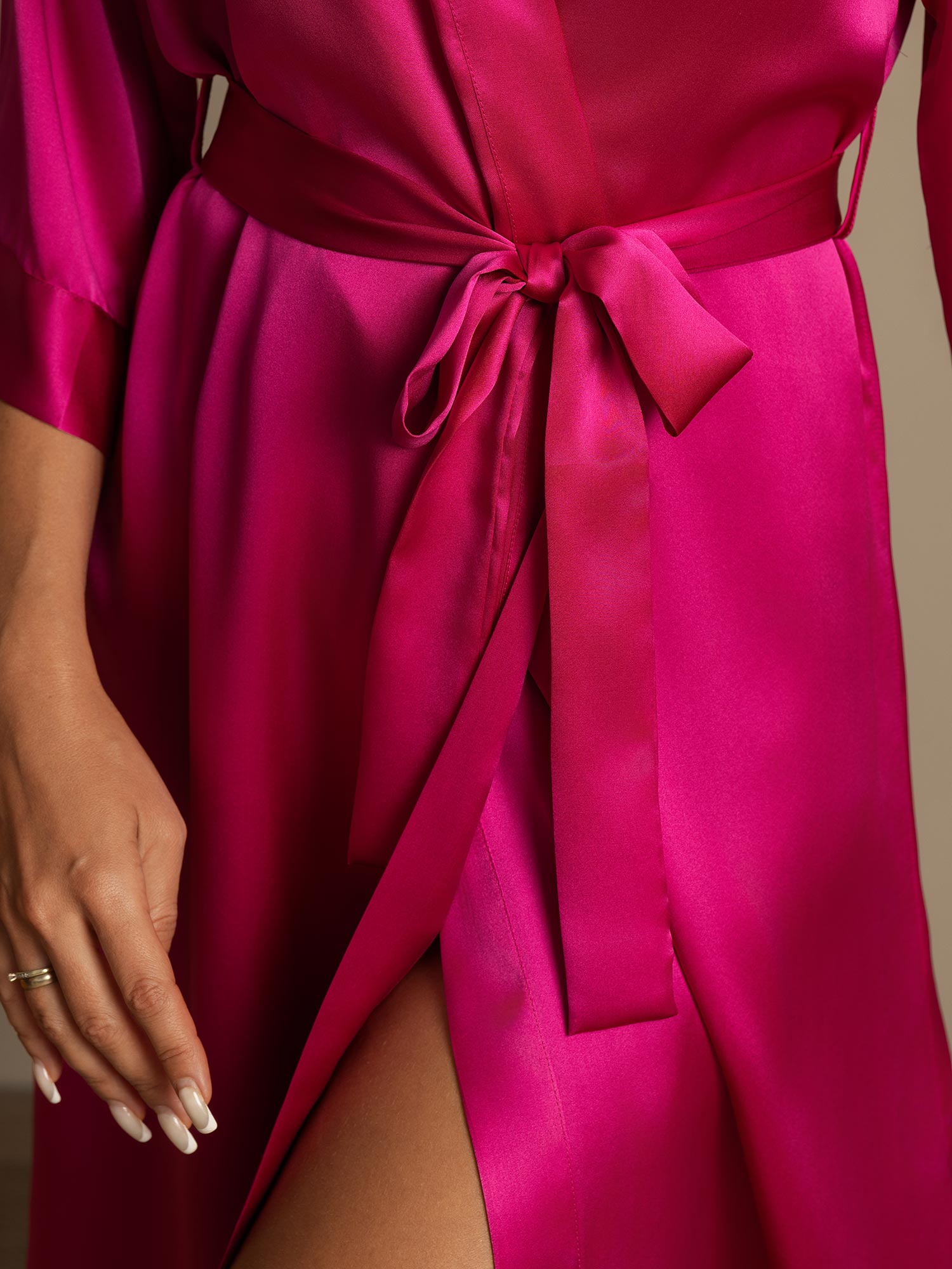 [Rosenrød] SilkSilky-DK Womens Robe 008