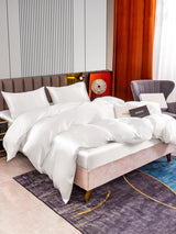 [Hvid] SilkSilky-DK 22Momme Bedding Set 003,