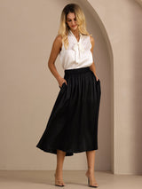 [Sort] SilkSilky-DK Nederdel 006