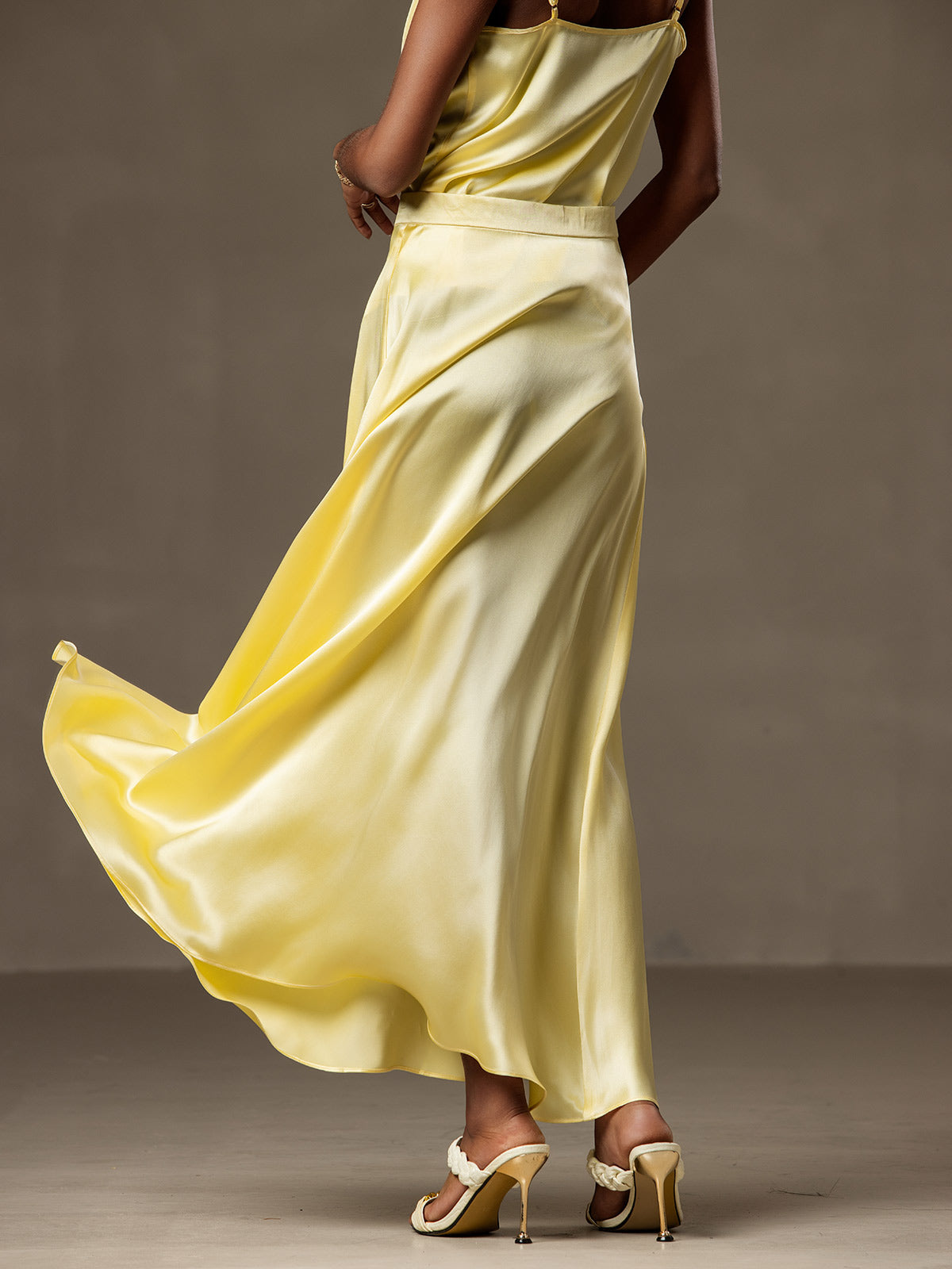 [Lysegul] SilkSilky-DK 19Momme Silke Skirt 002