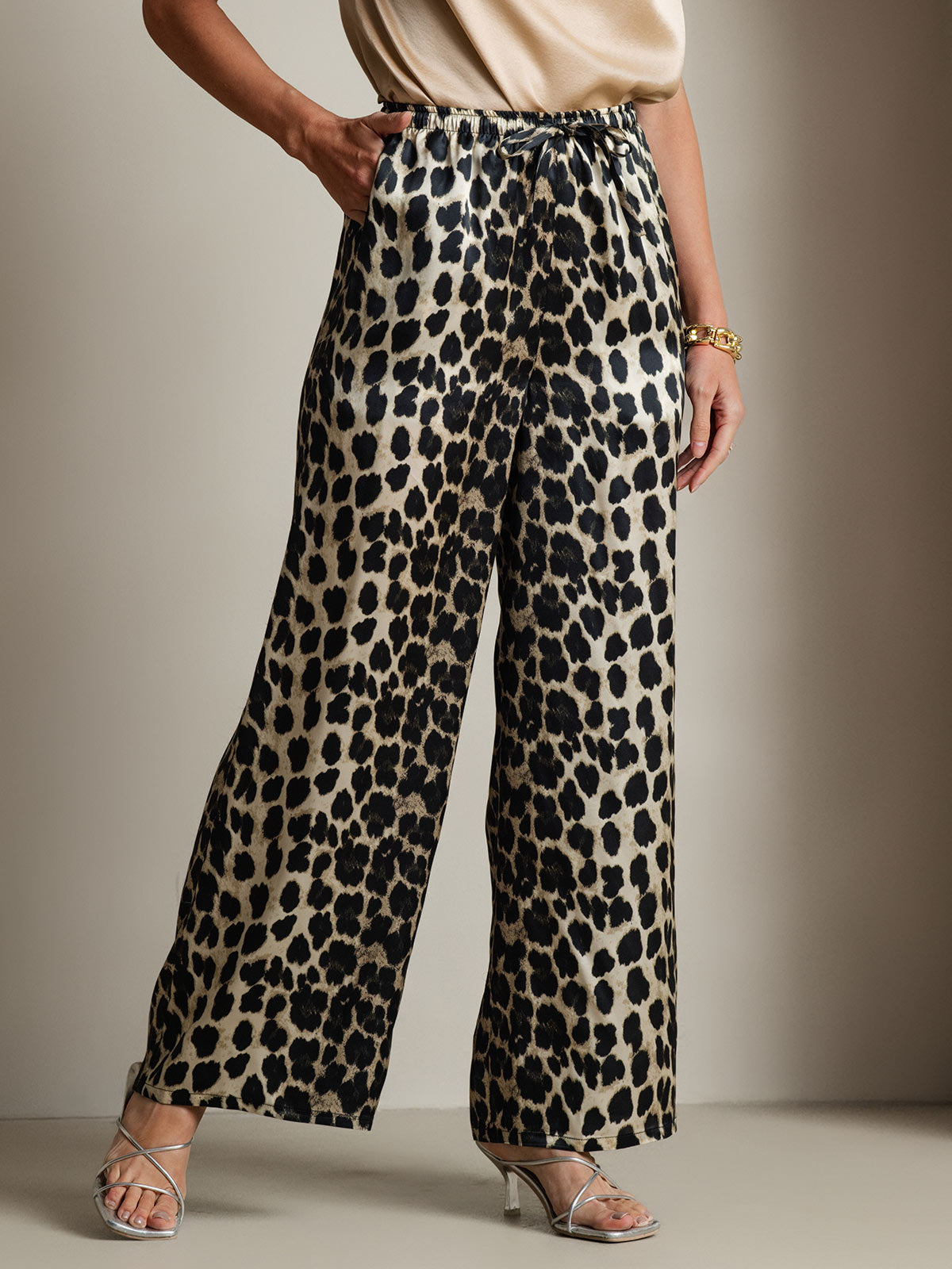 [Leopard] SilkSilky-DK Womens Pants 006