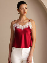 [Vin] SilkSilky-DK V Neck Camisole Top 003