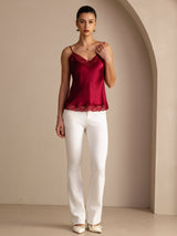 [Vin] SilkSilky-DK V Neck Camisole Top 006