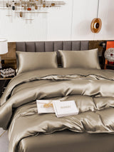 [Kaki] SilkSilky-DK 19Momme Sengesæt 005