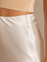 [Beige] SilkSilky-DK Nederdel 004