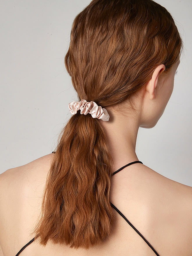 [Lys Pink] SilkSilky-DK 19Momme Scrunchie 005