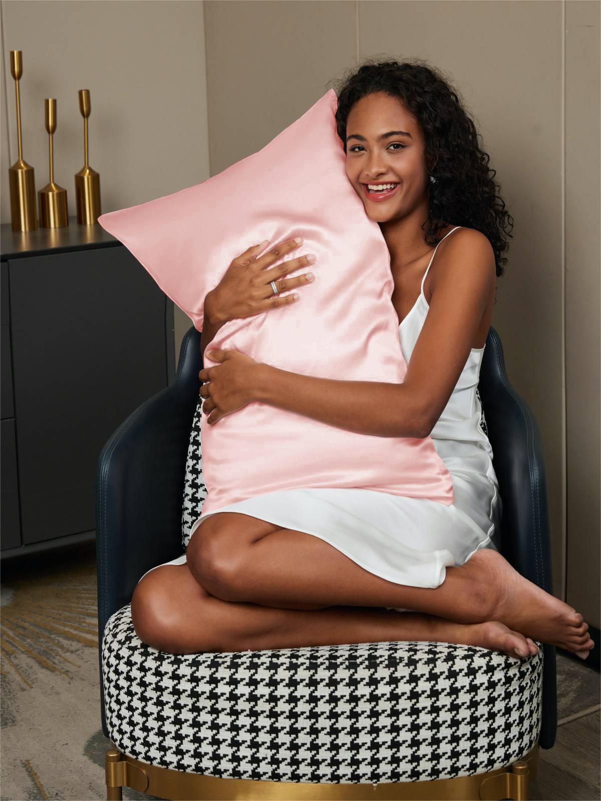 [Lyserød] SilkSilky-DK 22Momme Pillowcase 002