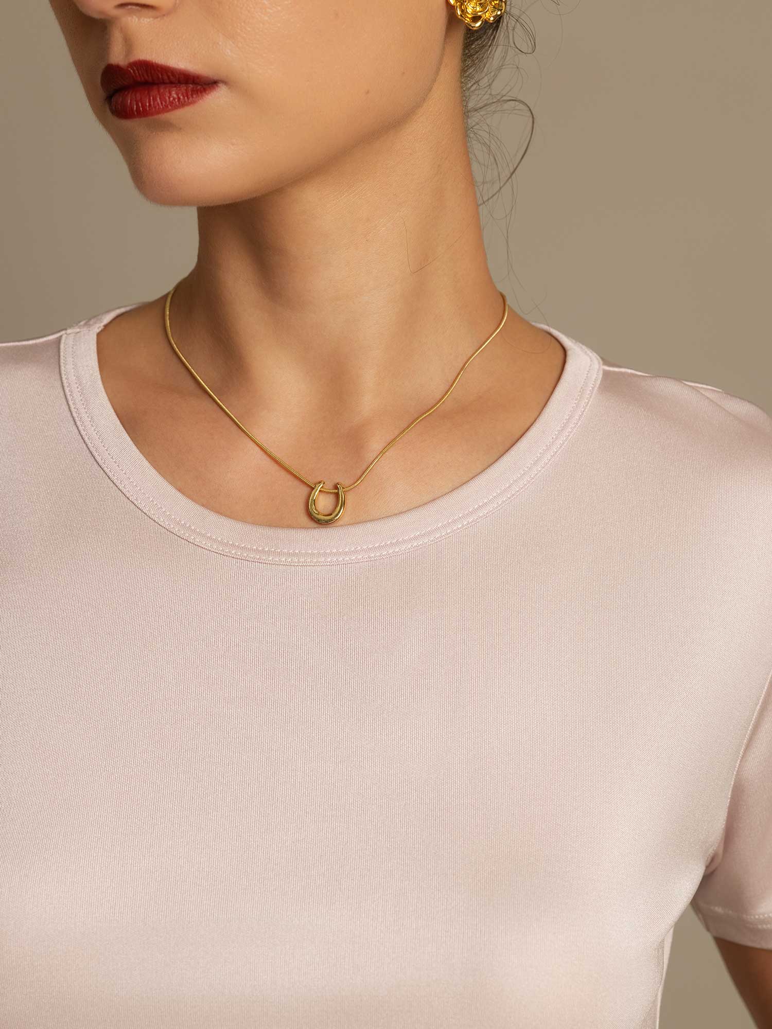 [Lys Pink] SilkSilky-DK Womens T-Shirt 004,