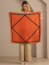 [Orange Firkant] SilkSilky-DK Halstørklæde 005