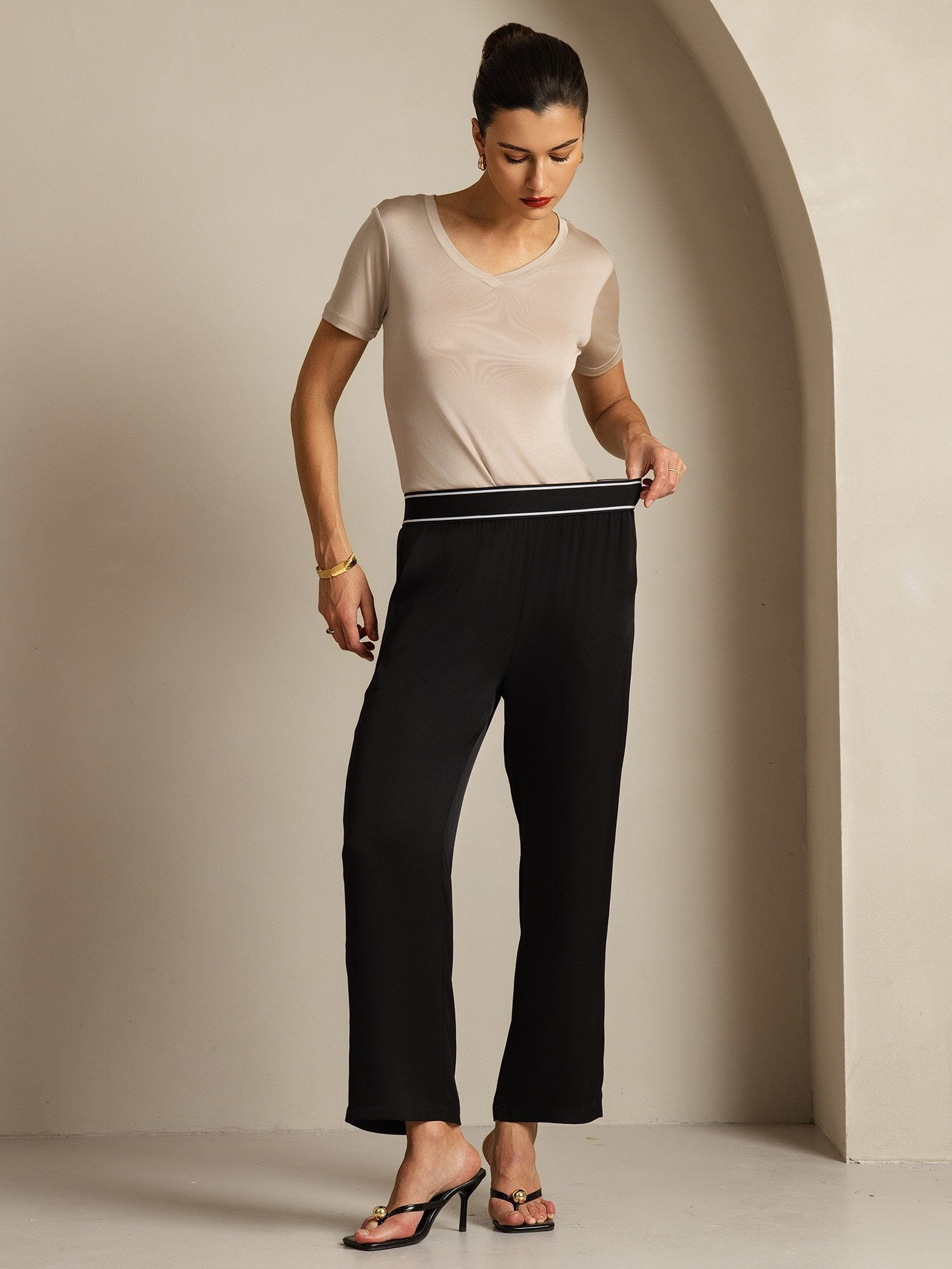 [Sort] SilkSilky-DK 22Momme Silke Womens Pants 006